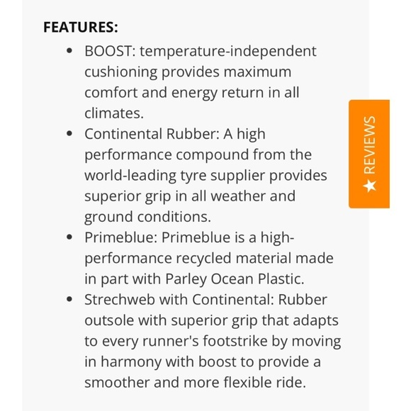 Adidas Ultraboost 22 Running Sneaker Shoes Wmns Sz 6 Black White Lace-Up GX5591 - Picture 15 of 16